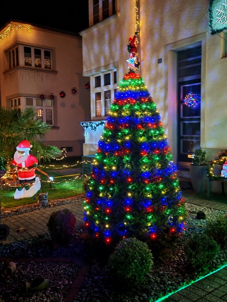 Bild zum Beitrag "Die erste Lichtertour für meine Enkelkinder" im Blogartikel Monatsrückblick Dezember 2025.